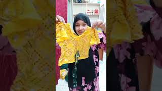 জমকালো বিয়েতে ঝমকালো হলুদের ড্রেস 🙆 dressmaker by shahanasumi fashion [upl. by Hartwell]