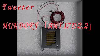 MUNDORF ツイーター「AMT17D22」レビュー [upl. by Sower]