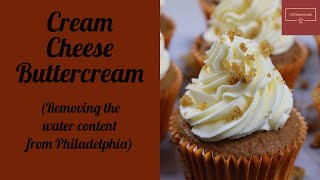 Perfectly pipeable cream cheese Frosting Buttercream with Philadelphia cream cheese frosting [upl. by Ewald55]