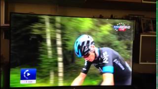 FROOME BESTEMMIA IN DIRETTA  VUELTA 2015 [upl. by Travus869]