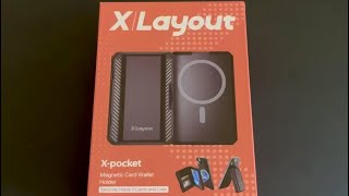 X  Layout Magnetic Card Wallet Holder [upl. by Koblas]