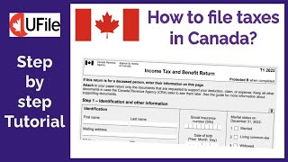 How to file taxes in Canada How to maximize your refund UFile stepbystep tutorial [upl. by Ellivro]