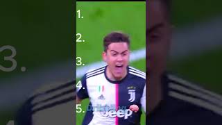 DYBALA BEST 5 GOALS Unique Edition [upl. by Kordula800]