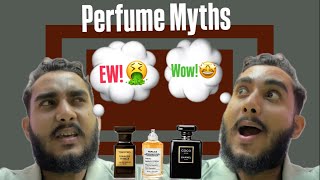 Big Myths Stop using this with Perfumes crazyfragrance myths [upl. by Hctud]