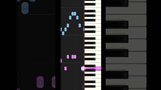 Sans EASY Piano Tutorial  Undertale shorts [upl. by Balbur]