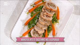 Arrotolato di tacchino agli asparagi  È sempre mezzogiorno  07032023 [upl. by Nibas]