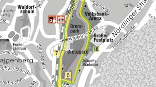 Neue StadtlaufStrecke Testlauf im Brenzpark Heidenheim [upl. by Ashby304]