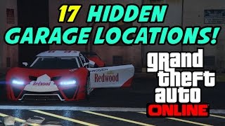 17 Hidden Garage Locations In GTA Online  GTA Tips and Tricks Series [upl. by Uahc]