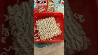 Eating Nissin Top Ramen Beef Flavor Dbn MI 51324 [upl. by Schnapp]