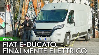 Fiat Professional eDucato il best seller elettrico convince alla prova su strada [upl. by Moir284]