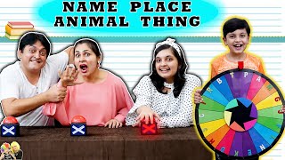 NAME PLACE ANIMAL THING  Use your brain fun challenge  Aayu and Pihu Show [upl. by Phillis938]