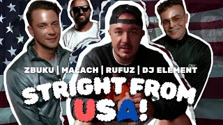 PIERWSZY RAZ W USA  Z USZKODZONĄ WIZĄ DO AMERYKI ZBUKU MAŁACH RUFUZ DJ ELEMENT [upl. by Tearle]