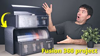 Fusion 360 workflow for designing a complex 3D printed stand [upl. by Bore]