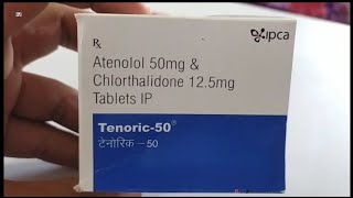 Tenoric50 Tablet  Atenolol amp Chlorthalidone Tablets  Tenoric 50mg Tablet Uses Side effect Benefit [upl. by Amsab]