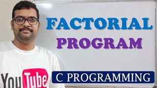 20  FACTORIAL PROGRAM  C PROGRAMMING [upl. by Gnourt]