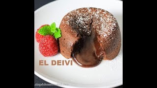 LAVA CAKE  Volcán de Chocolate [upl. by Nnayrrehs476]