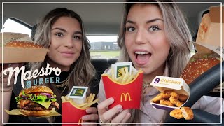 MCDONALDS MUKBANG met ISABELLE 🍟🍔  Sara Verwoerd [upl. by Patrich]