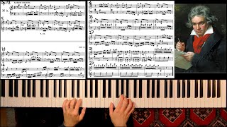 Beethoven  Bagatelle Op 119 No 2  Lesson  Tutorial [upl. by Iroak]