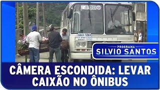 Câmera Escondida Levar Caixão no Ônibus [upl. by Schmidt909]