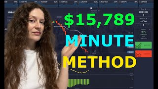 Real Profit 15789 With Amazing 1Minute Method  Binary Options Trading [upl. by Oivalf]