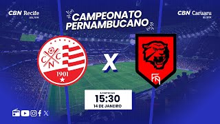 NÁUTICO 2X0 FLAMENGOPE AO VIVO  Campeonato Pernambucano com o time de craques do Futebol Globo CBN [upl. by Sices]