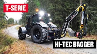 Valtra TSerie mit HiTecBagger  Valtra UNLIMITED [upl. by Philipa72]