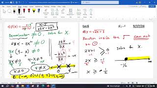 Lec6 JTFA Sec36 51 M1030 Domain and Exponent Rules [upl. by Nawat]