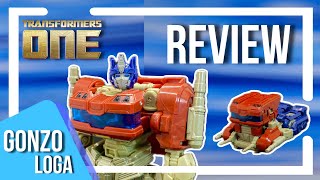 Transformers One Deluxe Optimus Prime Studio SeriesReview [upl. by Aremahs415]