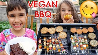 FAMILY VEGAN BBQ 9 VLOG [upl. by Groves]