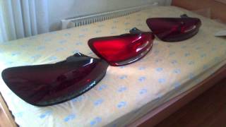 VW Scirocco Taillights quotRquot vs Dectane vs Original [upl. by Cristie]