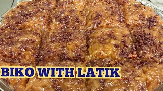 EASY BIKO RECIPE  How to Make Biko with Latik [upl. by Hasila598]