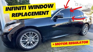 INFINITI G Sedan Front Window Replacement DriverPassenger  Step by Step Guide [upl. by Lynne577]