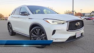 2021 INFINITI QX50 LUXE Sport Utility Tracy Manteca Stockton Modesto Livermore [upl. by Rema]