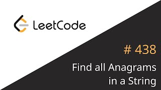 LeetCode 438  Find All Anagrams in a String  JavaScript  Live Coding [upl. by Aikas]