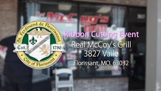 City of Florissant Welcome Real McCoys Grill Greater North County Chamber Ribbon Cutting [upl. by Thanasi]