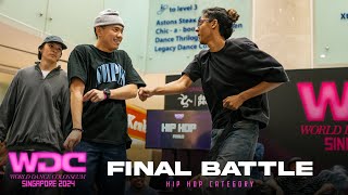 Stray Cats vs Kay amp Peot  Hip Hop Final Battle  WDC Singapore 2024  RPProds [upl. by Budd437]