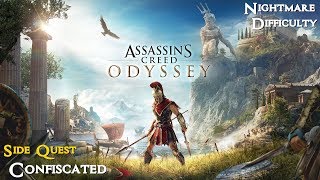 Assassins Creed Odyssey ★ Side Quest Confiscated Walkthrough [upl. by Anattar10]