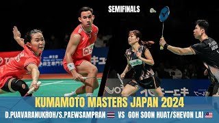 Goh Soon HuatShevon Lai 🇲🇾 Vs DPuavaranukrohSPaewsampran 🇹🇭  Kumamoto Masters Japan 2024 [upl. by Archambault]