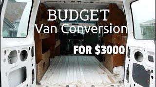 Budget Van Conversion  Ford Econoline 3000 [upl. by Niuqaoj]