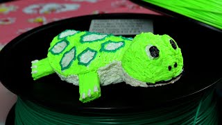 3D Pen  Turtle making process [upl. by Nref]