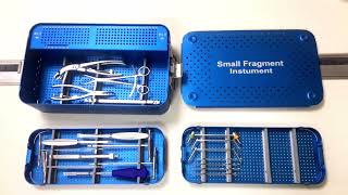 Small fragment instruments set surgical orthopedic instruments [upl. by Arihay]