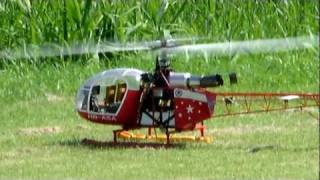 ジェットヘリ Jet Turbine Helicopter Demonstration  2010夏GGEJR [upl. by Matuag]