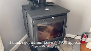 Installing Fresh Air Vent for a wood burning stove  very easy SuperWoodburningTutorials [upl. by Alyahc]