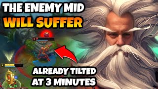 Zilean Mid is the best mental destroyer Make the enemy absolutely hate you [upl. by Isia773]