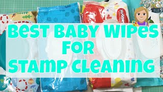 Best Baby Wipes For Stamp Cleaning [upl. by Ahseekat]