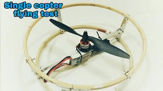 MonoCopter Drone flying test at home [upl. by Roswell]