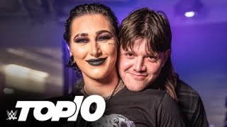 Rhea amp Dom’s best moments WWE Top 10 July 21 2024 [upl. by Eladal]