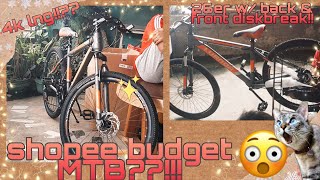 MTB REVIEWSHOPEE BUDGET BIKE4K LANG😱MHYS VLOG [upl. by Aihsile518]