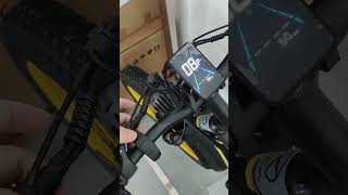 How to adjust the color LCD display of KETELES K800 PROK800 electric bicycle  ketelescom [upl. by Michal638]