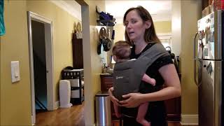 How to use ErgoBaby Embrace Newborn Baby Carrier [upl. by Melicent]